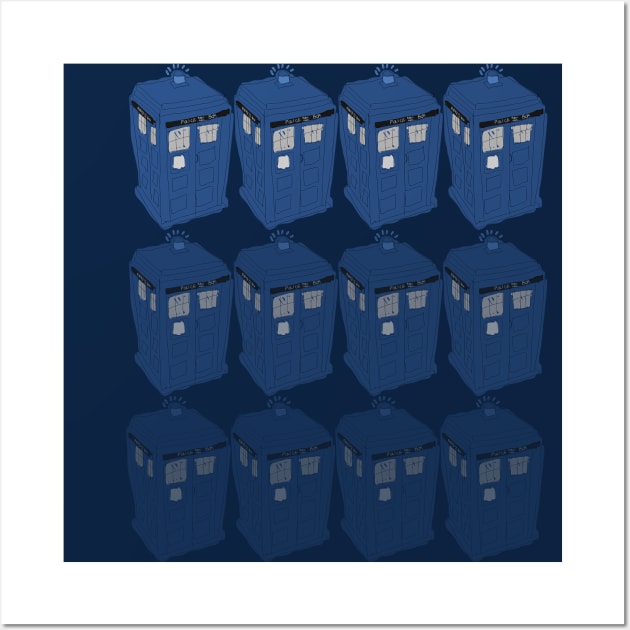 TARDIS Wall Art by KanaHyde